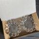 Pair of Italian glass candlesticks