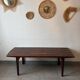 Vintage Scandinavian coffee table in rosewood.