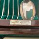 English housewife in silver metal in its XX century case