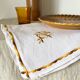 10 embroidered napkins