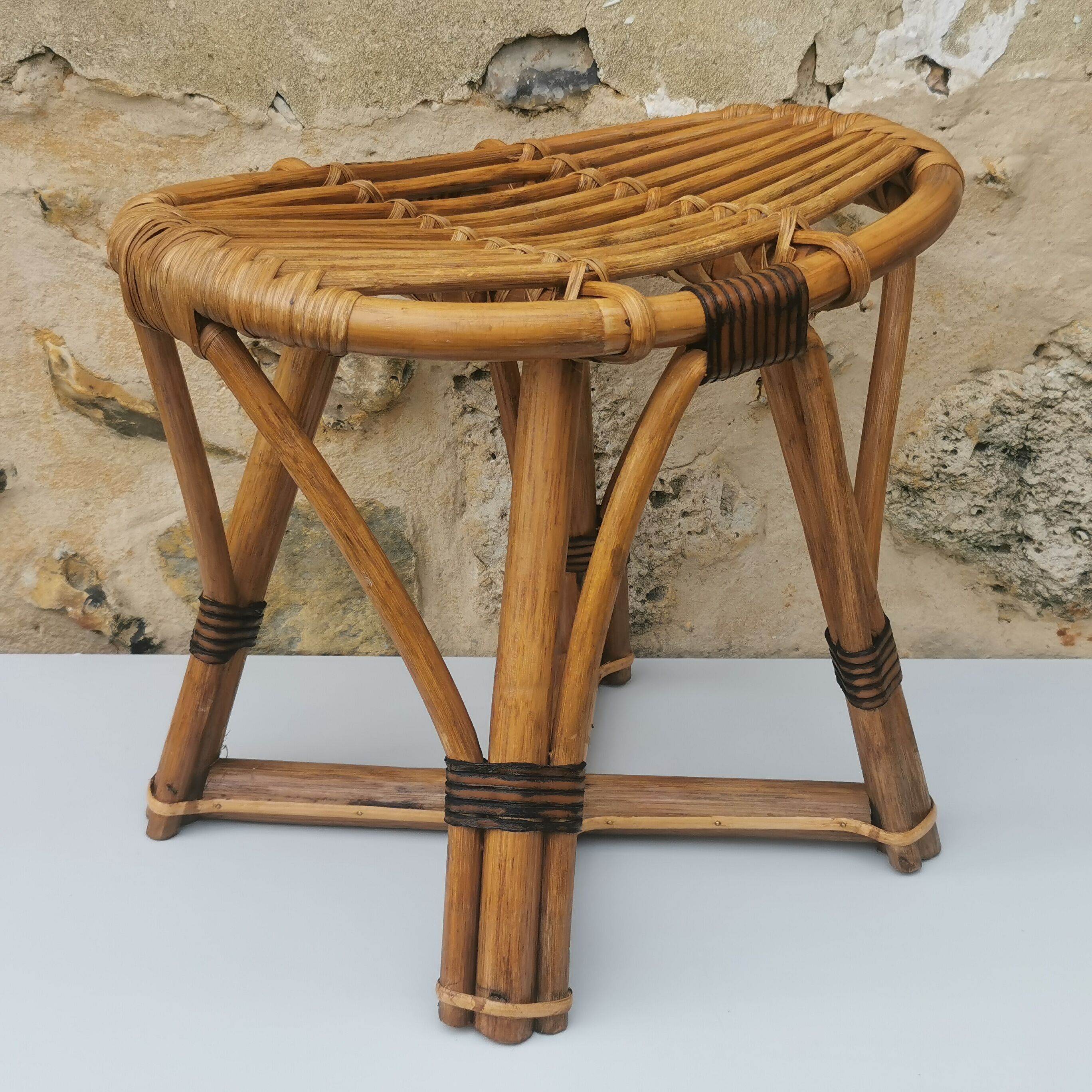 Rattan stool