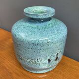 Blue vase by Lawel West Germany