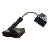 Design lamp in black lacquered wood