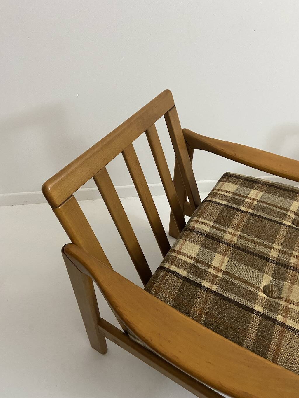 Vintage teak armchairs