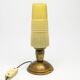 Postmodern bedside lamp in brass and glass, Poland, 1970s