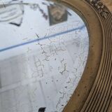 Art Deco Oval Mirror