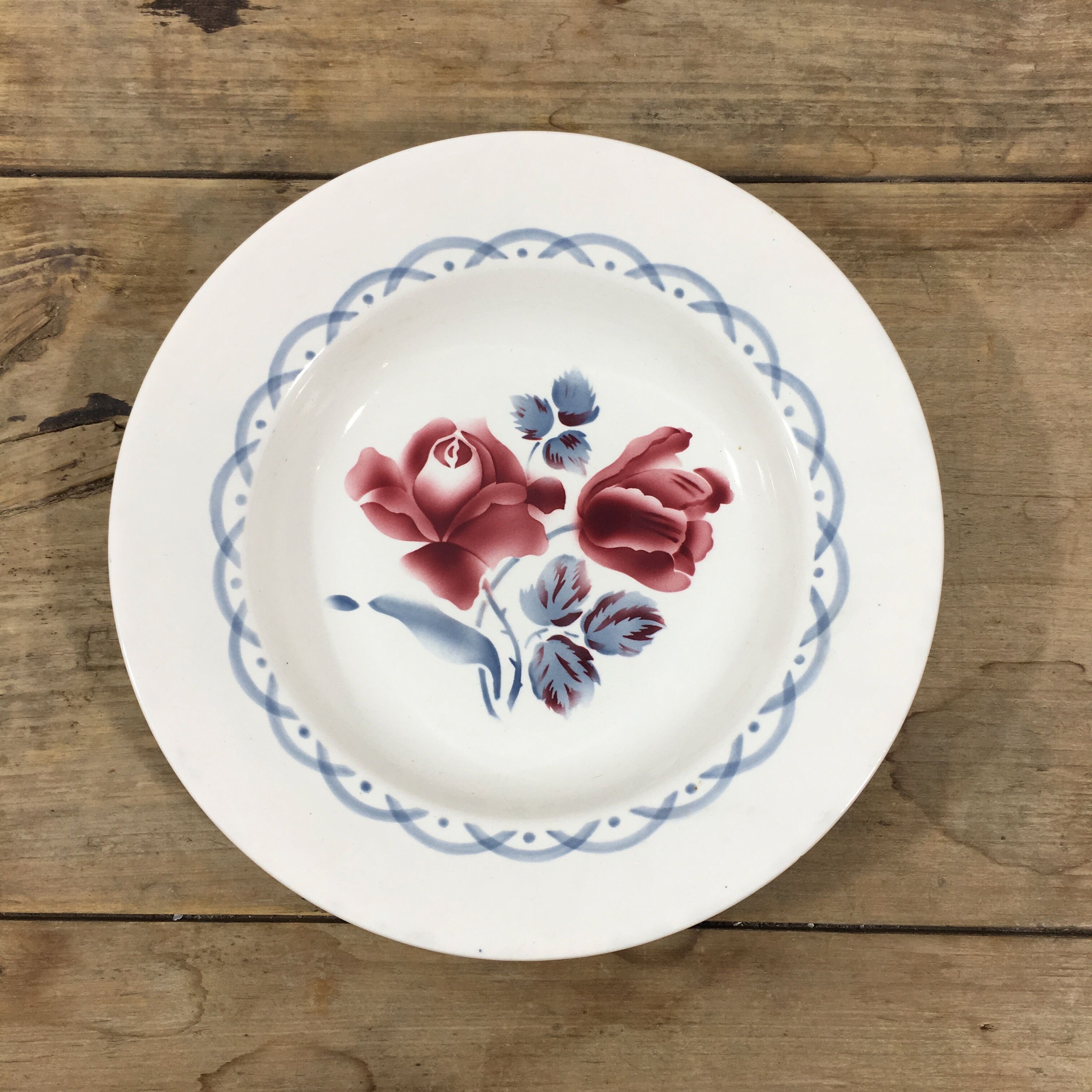 Lot of 5 soup plates Digoin