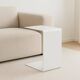 Table d'appoint minimaliste en acier