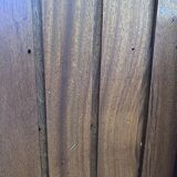 Vintage teak counter with display case