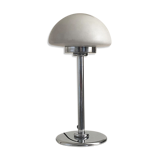 Vintage mushroom lamp 70's metal and opaline