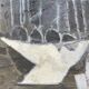 Painting modern still life painting with cubist bottle XXth