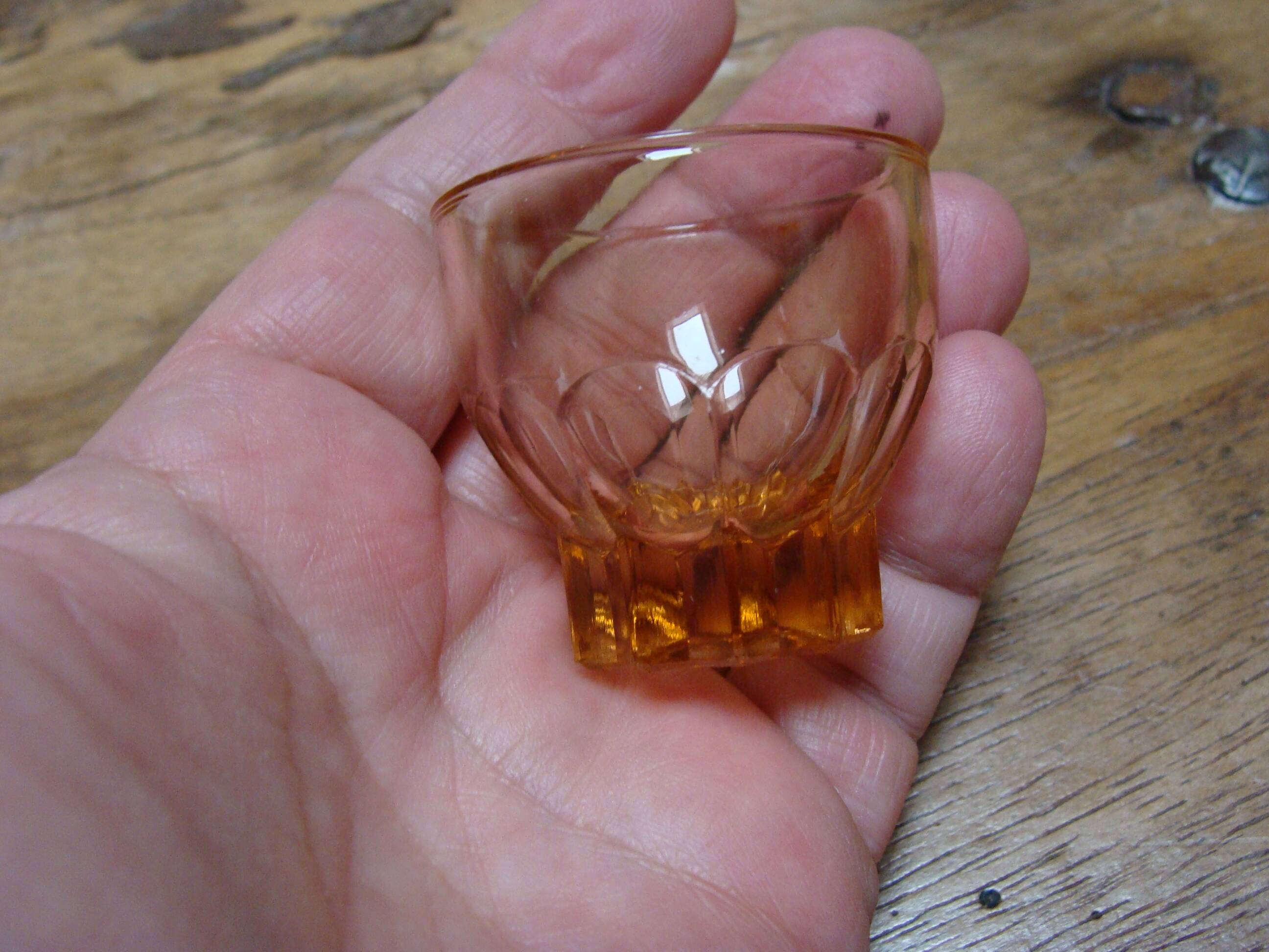 Art Deco liqueur glasses