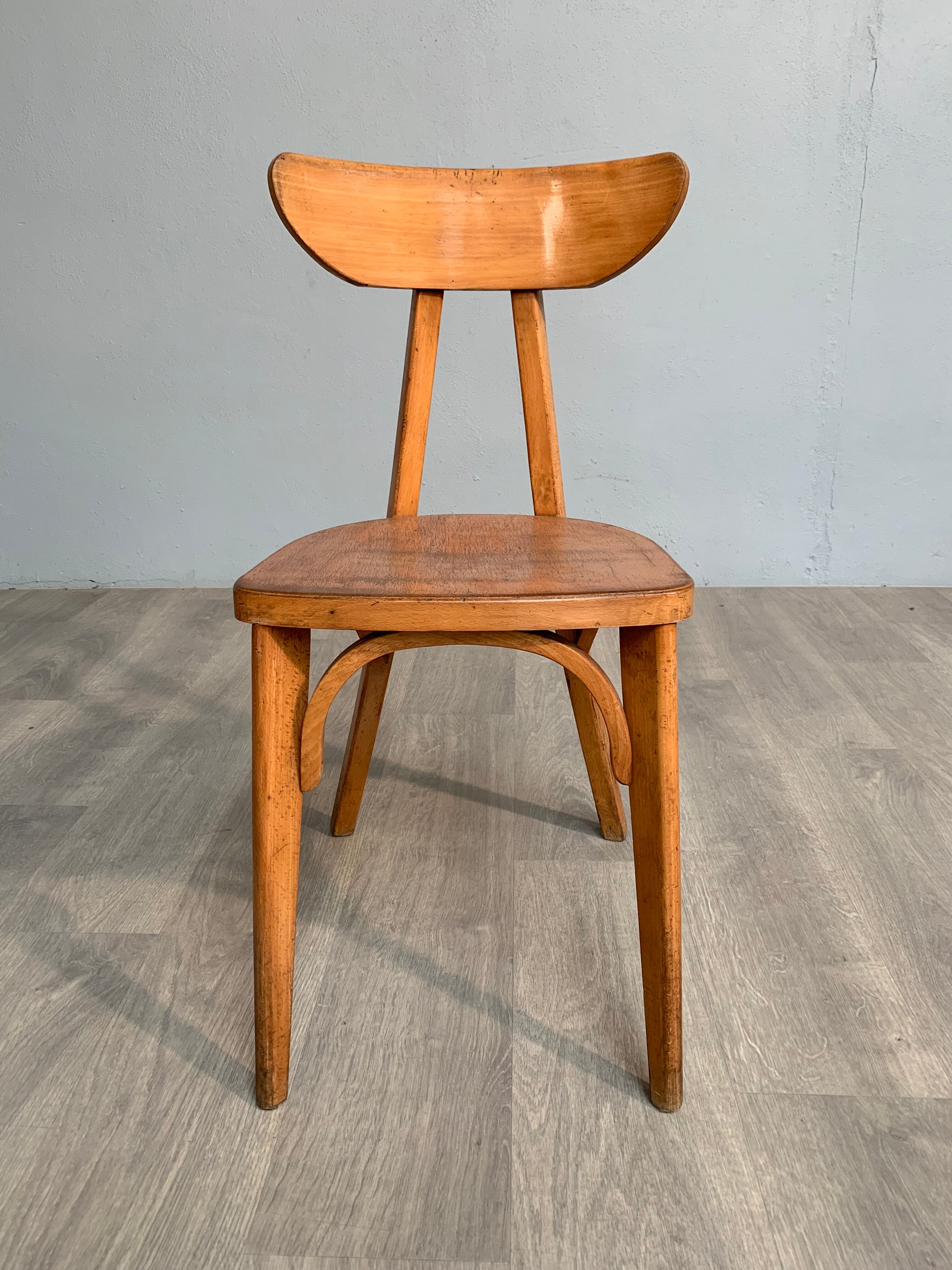 Lot of 4 chairs Edith vintage bistro