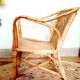 Fauteuil enfant osier vintage