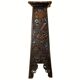 Arts and crafts hand carved pedestal, England ca 1880