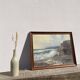 Tableau ancien mer / huile sur toile