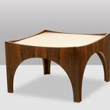 Paire de bouts de canapé ou tables basses en palissandre. Années 1970