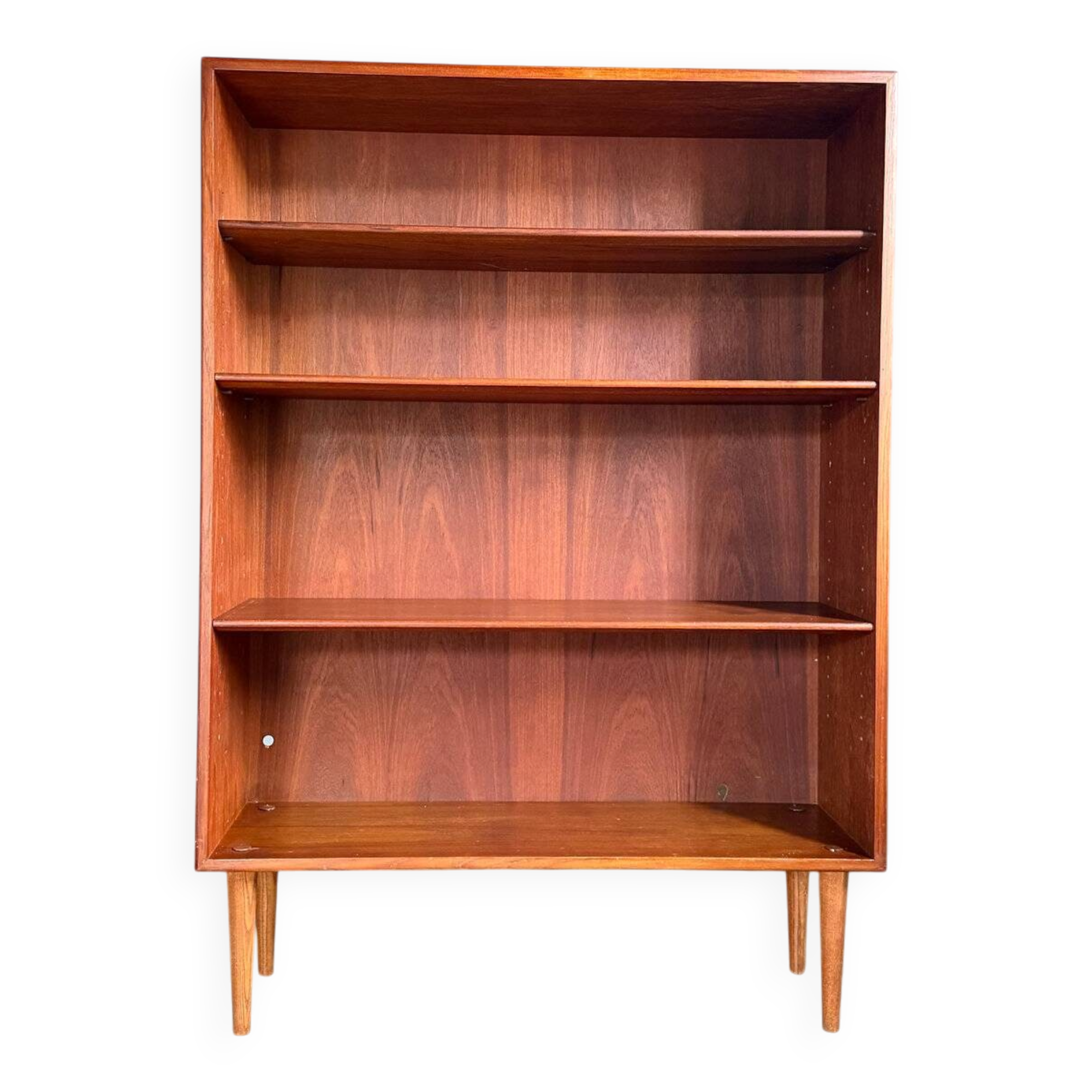 Vintage Scandinavian teak library by Borge Mogensen