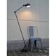 Lamp Jielde vintage graphite e-reader 2 arms of Jean Louis Domecq 1960