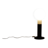 Space age floor lamp in glass & metal by Temde Leuchten