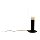 Lampe de sol de l'ère spatiale en verre et métal par Temde Leuchten