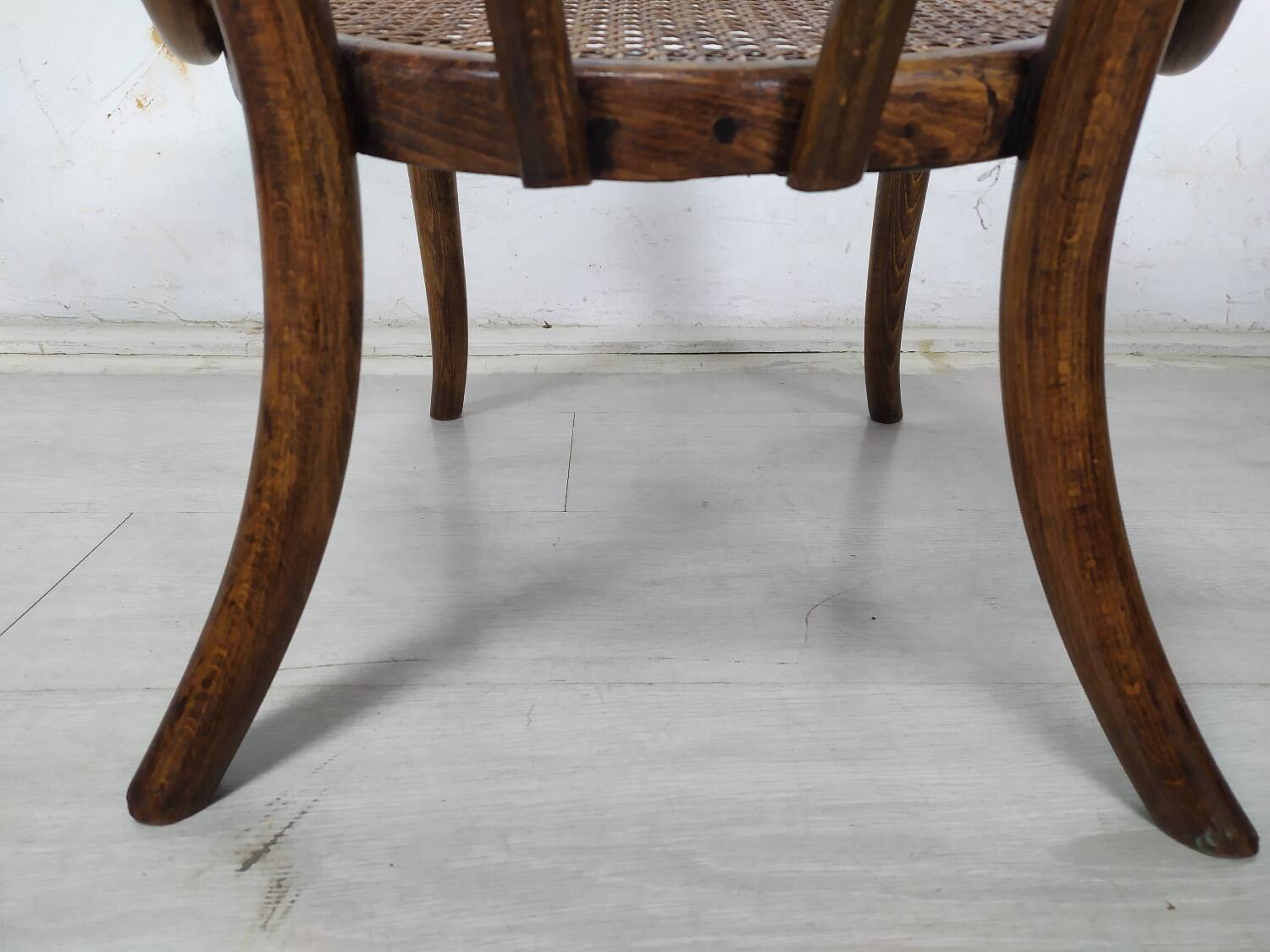 Fishel cane armchair