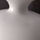 Large vintage ceramic table lamp from the 70s kostka pirouette design