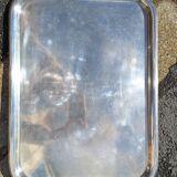 Silver-plated metal tray, US Navy