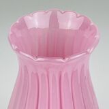 Vintage pink vase attributed to Archimede Seguso, Italy, 1950s.