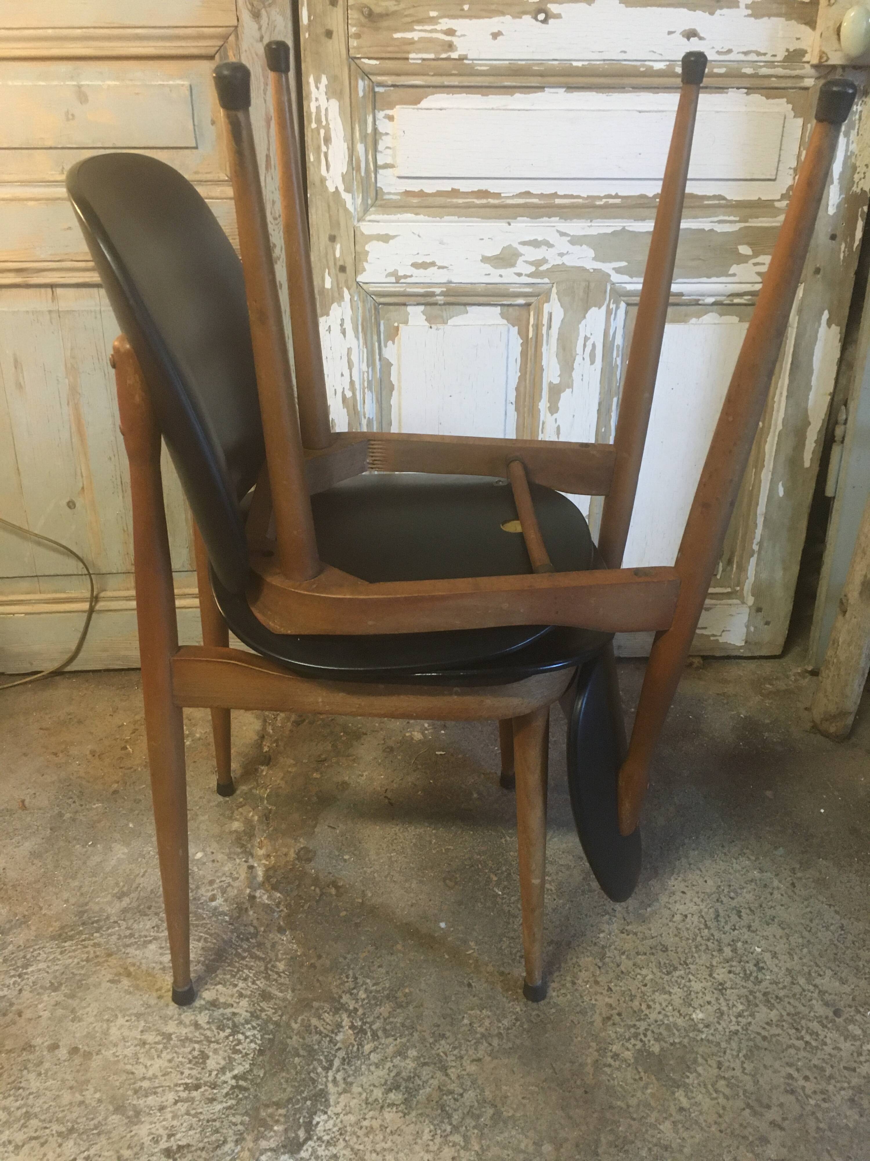 Pair of Pegase chairs by Baumann 1960