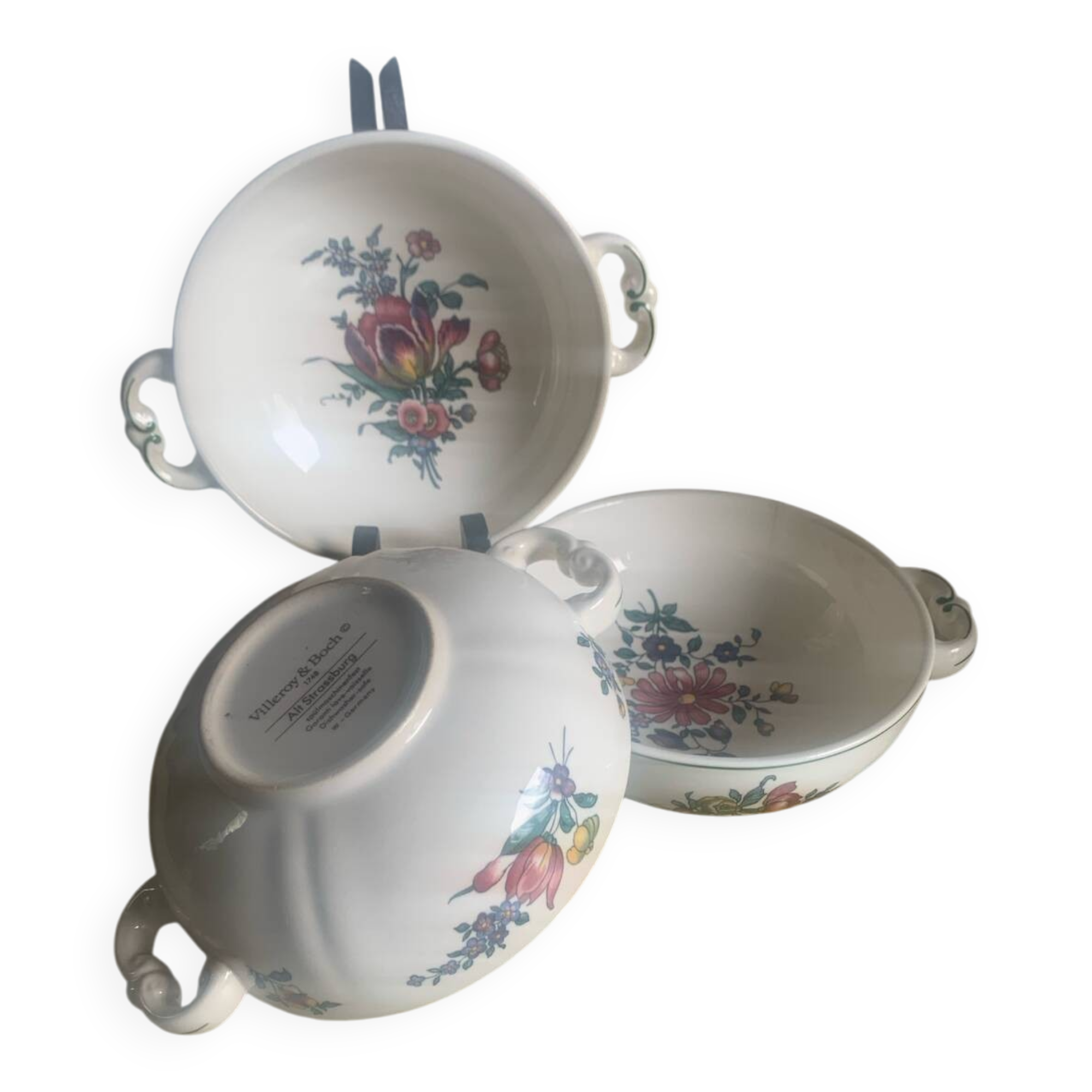 Set of 3 porcelain bowls Villeroy & Boch