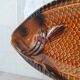 Sarreguemines / Large fish-shaped serving platter in Barbo ceramic