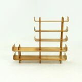 Large Birch Bookcase Shelving Unit by Willem Lutjens for Gouda Den Boer, 1953
