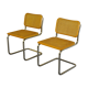 Lot of 2 chairs Model B32 by Marcel Breuer 80s