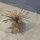 Vintage sheaf of wheat Coco Chanel coffee table, 1960s