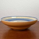 Mid-century modern German pottery wall plate by Wilhelm Kagel, 1960s.