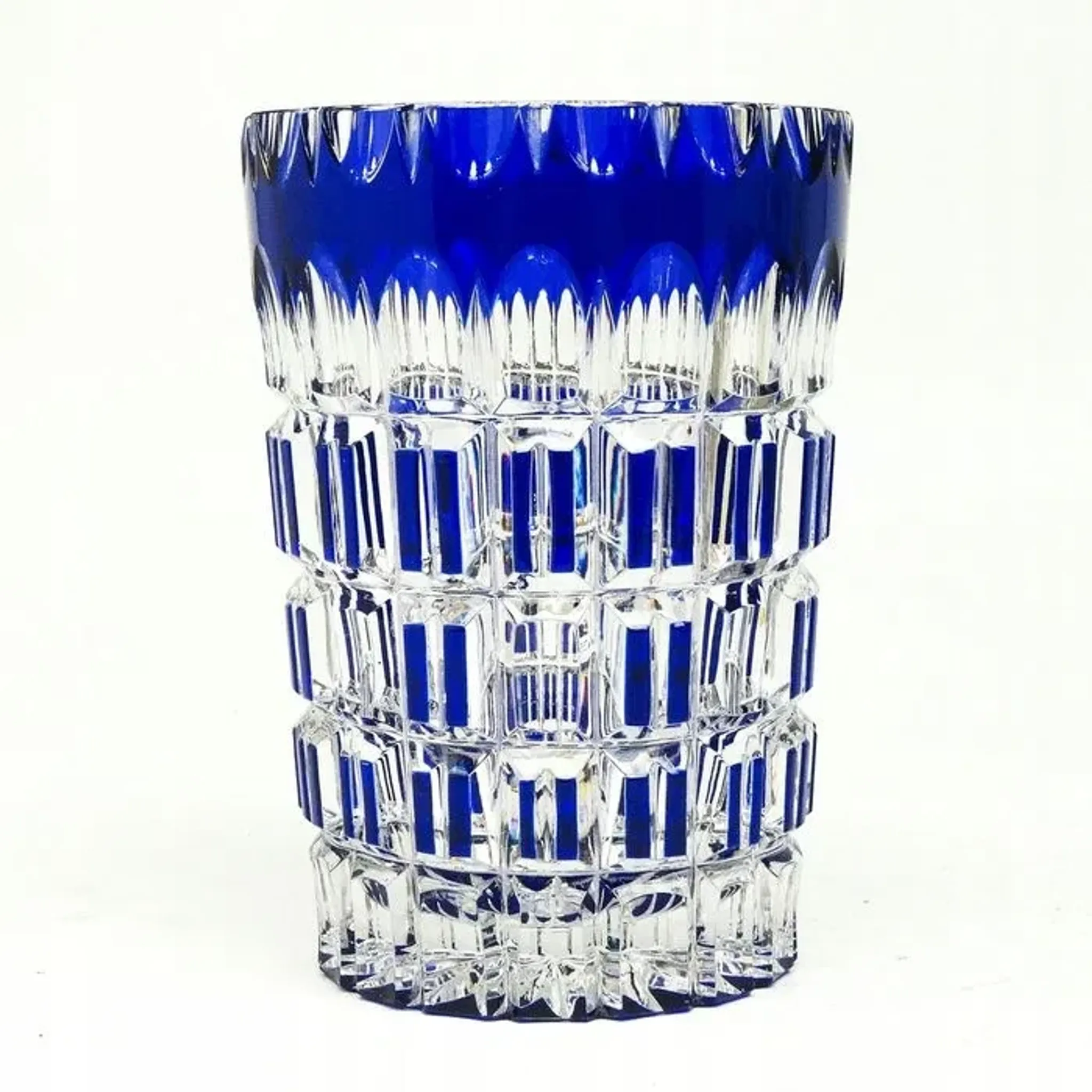 M2H Art Deco Vase veb Bleikristall