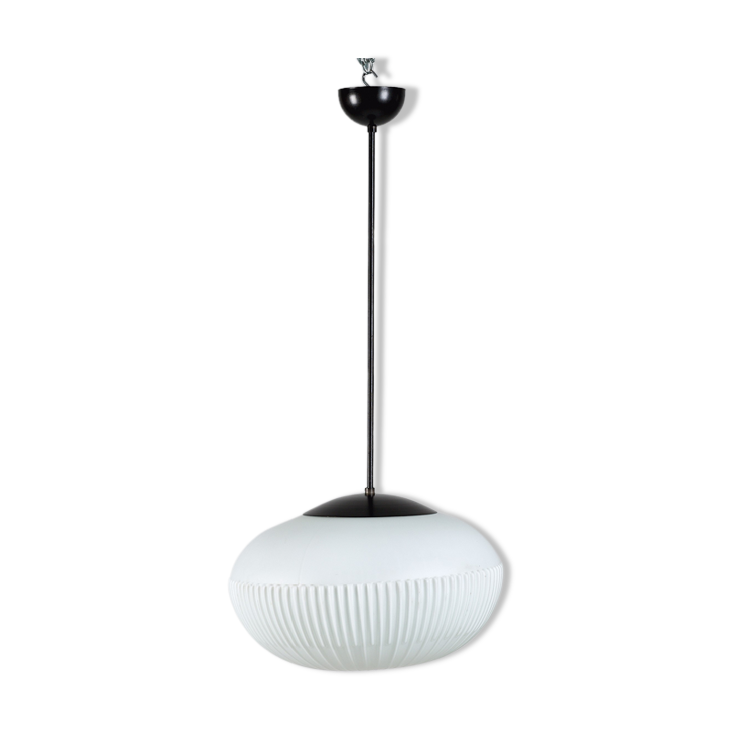 Suspension en verre Oopaline par Napako années 60