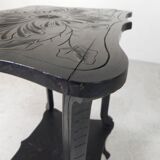 Art Deco table with 2 plateaus, 1930s