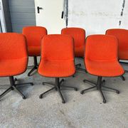Charles Pollock (1902-1988) Series Of Six Comforto Edition Chairs Circa 1970