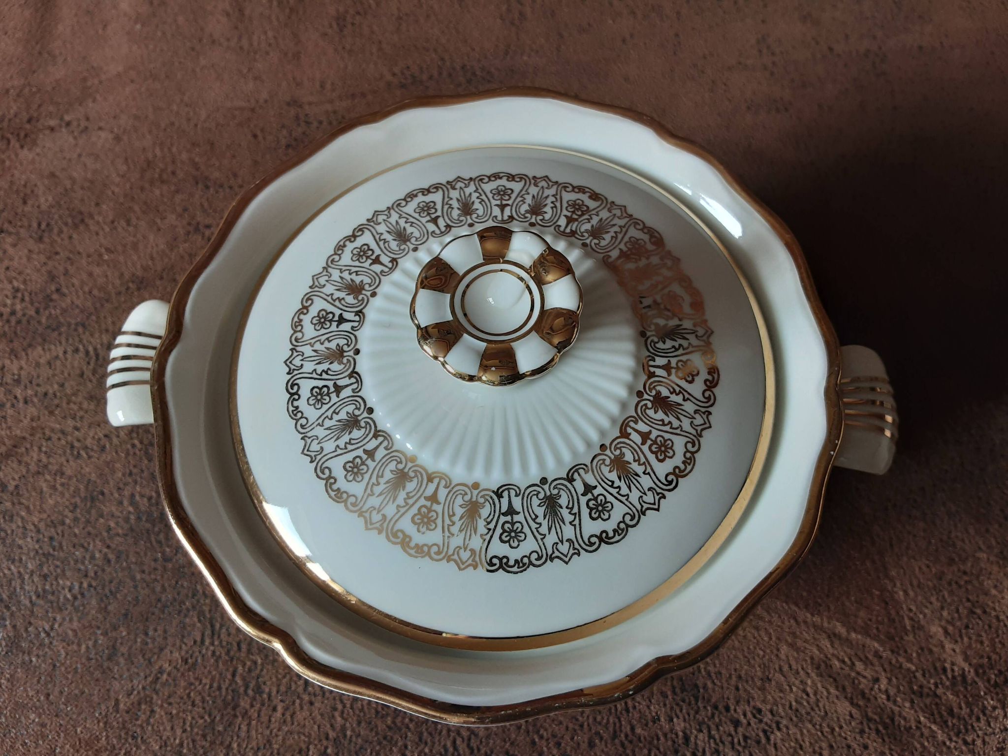 Bavaria porcelain sugar bowl, Elite model