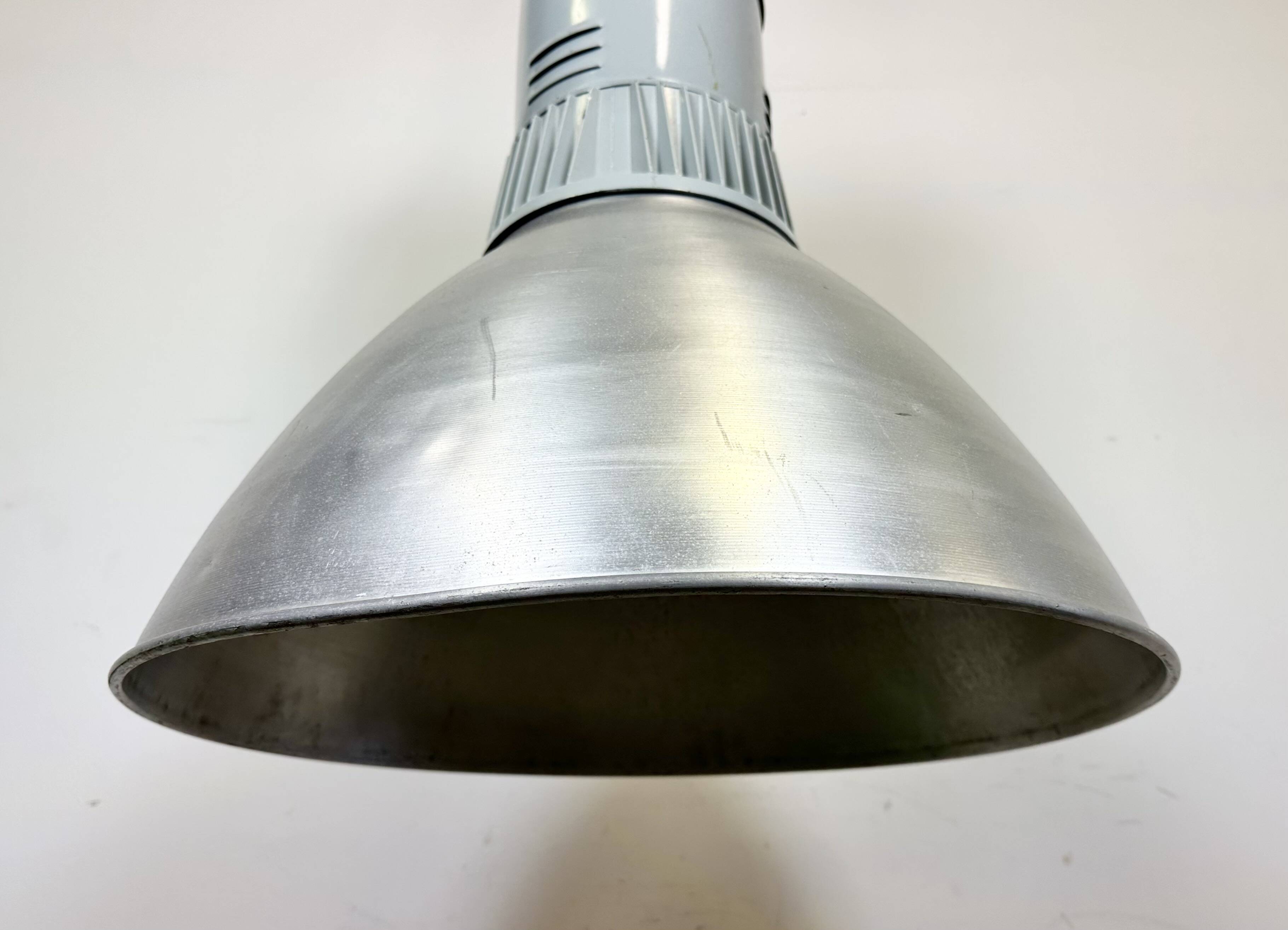Large Industrial Aluminium Pendant Light from Elektrosvit, 1960s