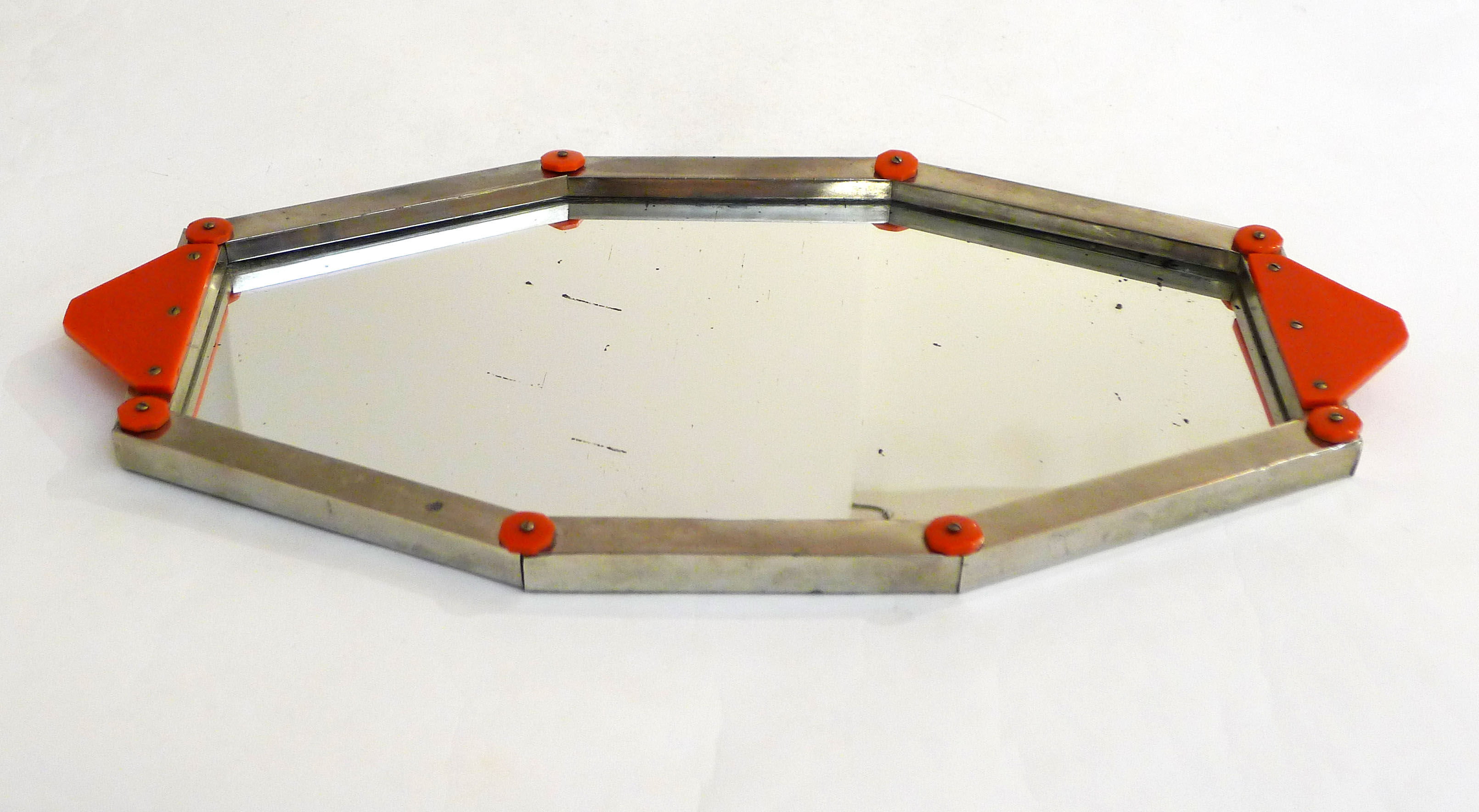Modernist mirror tray