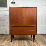 Vintage Scandinavian teak sideboard, 60s