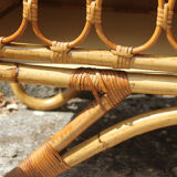 Vintage rattan buffet