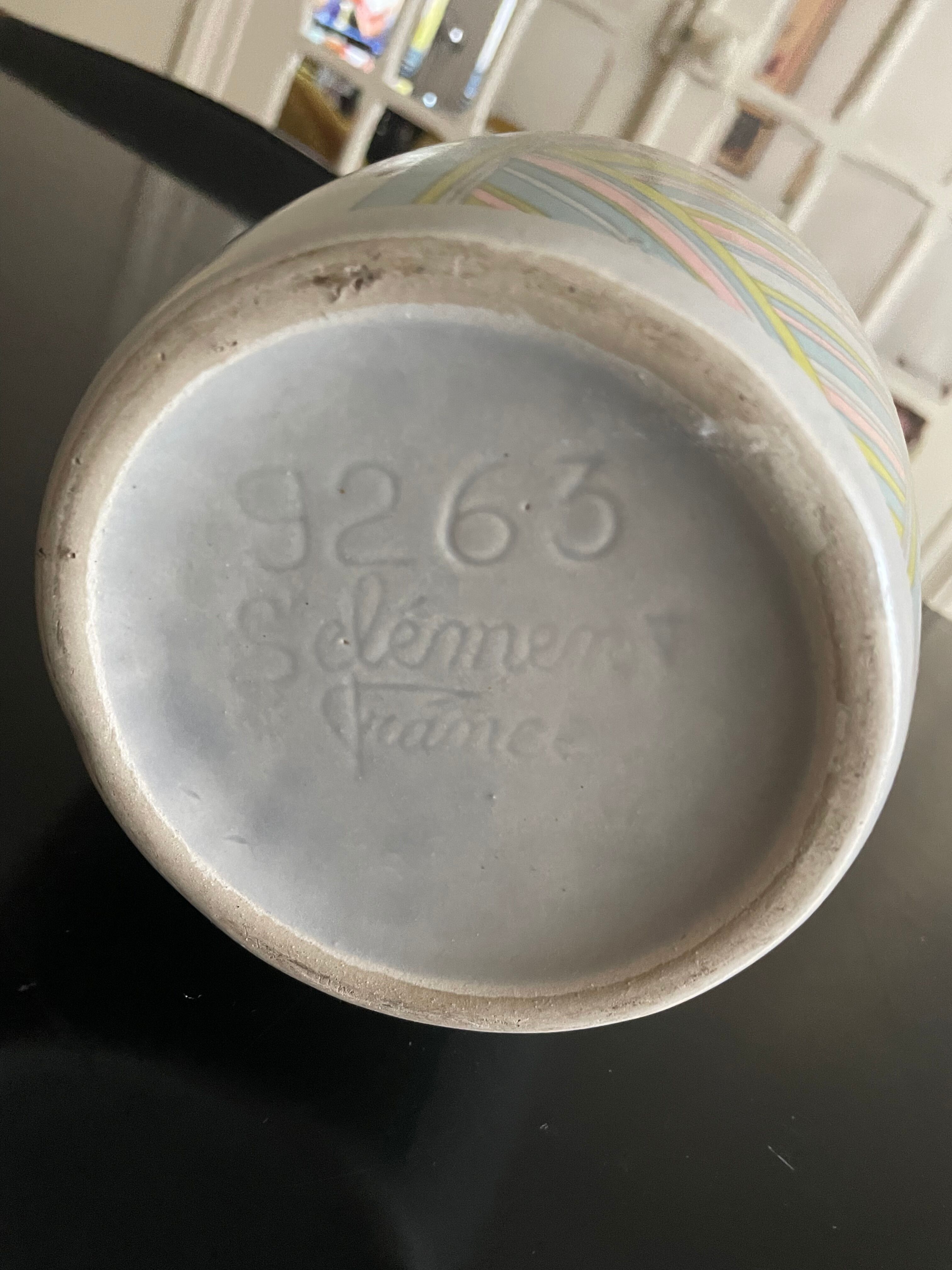 Vase Saint Clement 60s