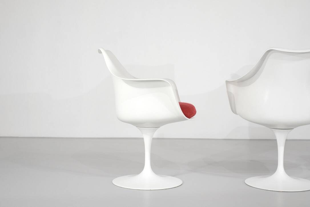 Set of "Tulip" model armchairs by Eero Saarinen for Knoll, USA