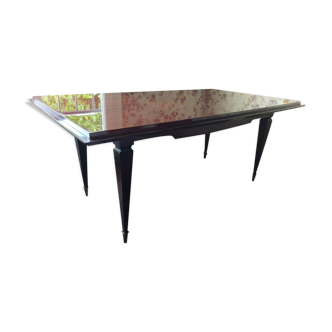 Table de salle à manger extensible style art deco années (1950-1970)