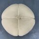 1940s Czech Art Deco Round Stool with Faux Rabbit Upholstery