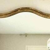 Large old gilded leaf mirror 131x76